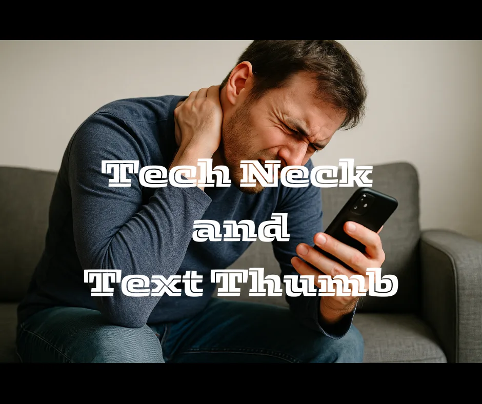 How to Beat “Tech Neck” and “Text Thumb” with Myofascial Release and Deep Tissue Massage