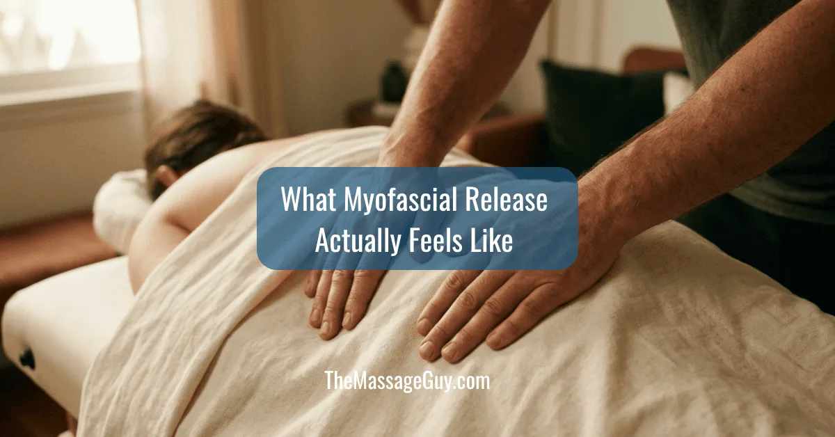 What Myofascial Release Actually Feels Like (Because Nobody ever talks about that)